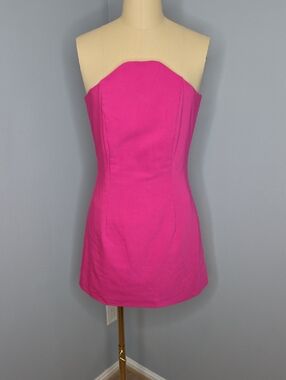 BCBGMaxAzria Zuma Mini Dress - PINK GLO / 6 - Timeless Party Style